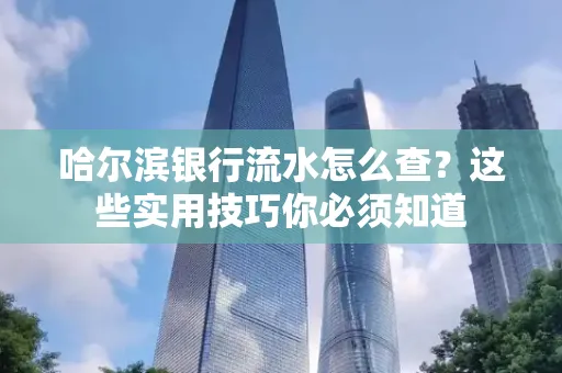 哈尔滨银行流水怎么查？这些实用技巧你必须知道