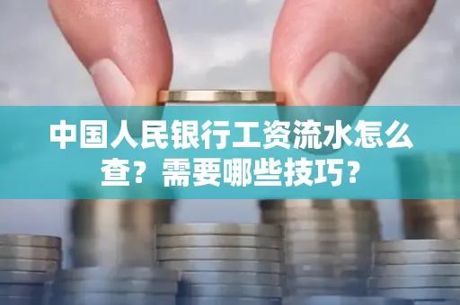 中国人民银行工资流水怎么查？需要哪些技巧？