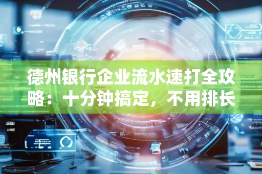 德州银行企业流水速打全攻略：十分钟搞定，不用排长队！